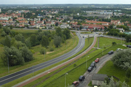 city roundaboutの写真素材