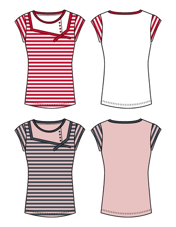 apparel dress redのイラスト素材