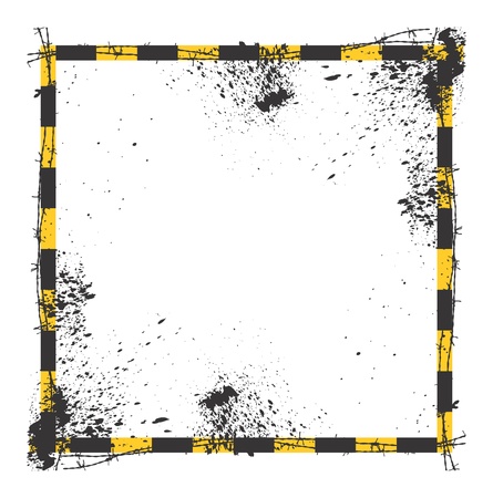 warning line boxのイラスト素材