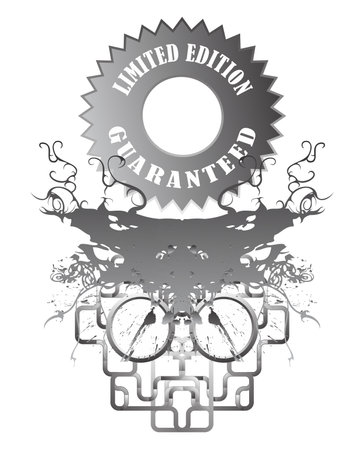 label greyのイラスト素材