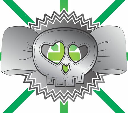 retro fine art greenのイラスト素材