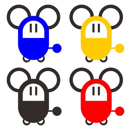 retro object artのイラスト素材