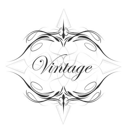 floral art vintageのイラスト素材