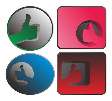 web buttonのイラスト素材