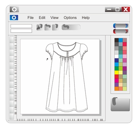 window softwareのイラスト素材