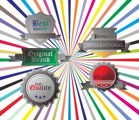 label glossy artのイラスト素材