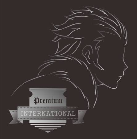 label glossy artのイラスト素材