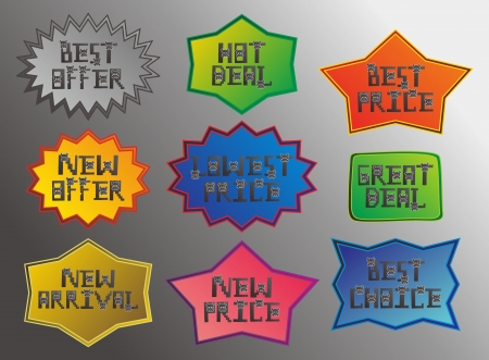 web button tag promotionalのイラスト素材