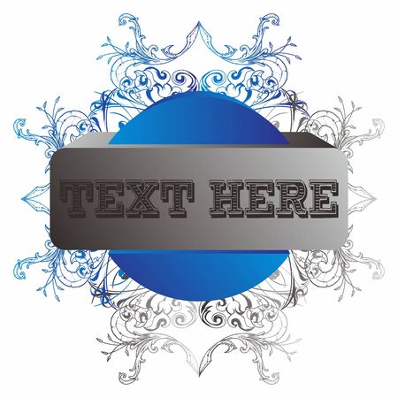 text floralのイラスト素材