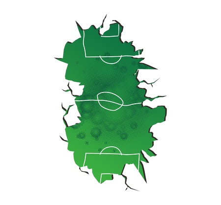 field soccer longのイラスト素材