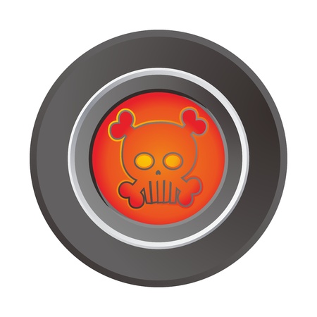 label skullのイラスト素材