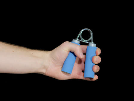 A pair of wrist trainer instruments in a handの写真素材