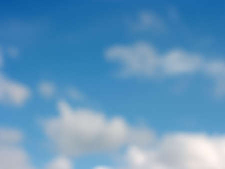 Out of focus clouds and blue sky for smooth backgroundの写真素材