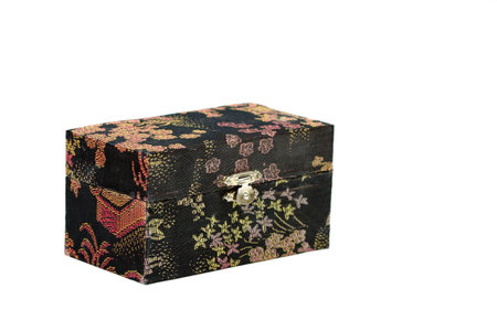 Decorated little black boxの写真素材