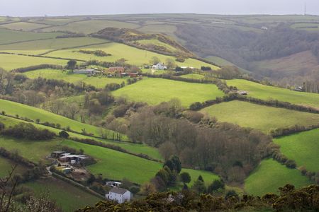 Beautiful english countrysideの写真素材