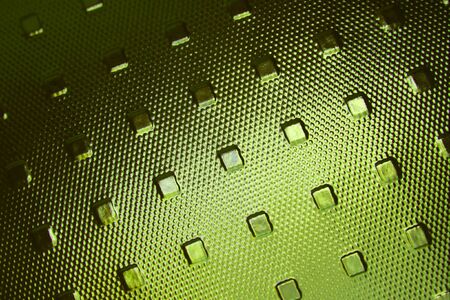 Decorated glass background pattern in greenの写真素材