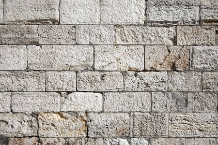 Strong, old stone wallの写真素材