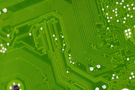 Circuit board background, shallow DoFの写真素材
