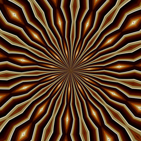 Abstract background illustration with lines starting from the centerの写真素材
