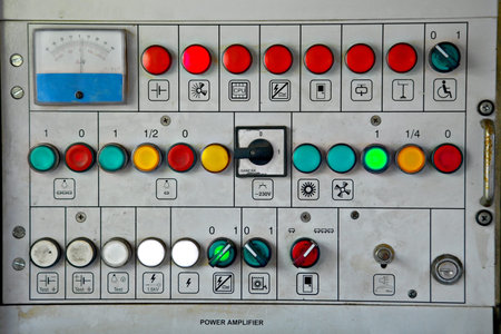switches on an industrial control board