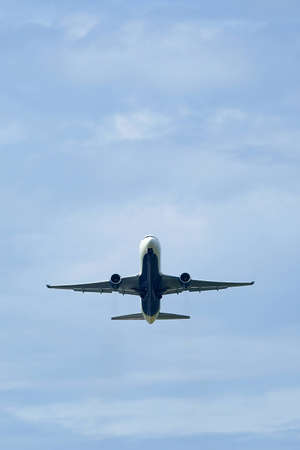 Airplane taking offの写真素材