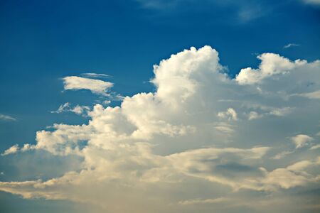 Clouds in the blue skyの写真素材