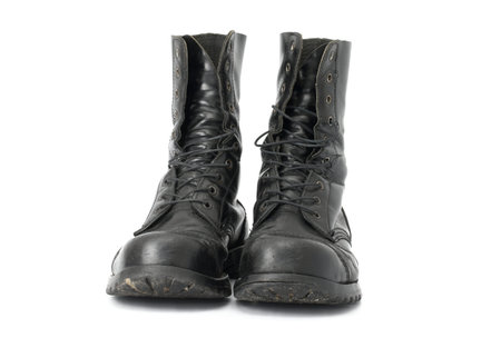 A pair of steel-capped boots