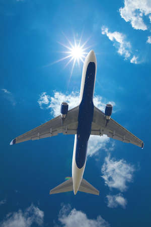 Plane taking offの写真素材