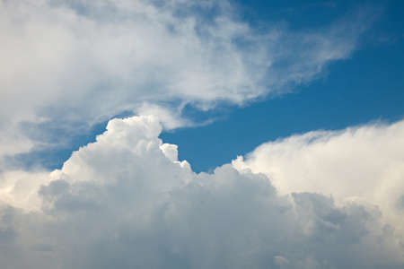 Clouds in the blue skyの写真素材