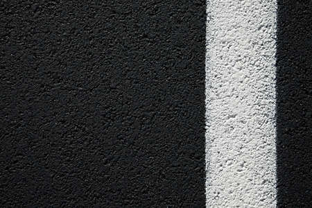 Asphalt texture with with line on the sideの写真素材