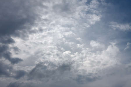 Cloudy, dark, overcast skyの写真素材