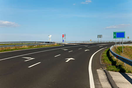 Lanes at a crossroadsの写真素材