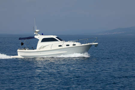 Boat on the seaの写真素材