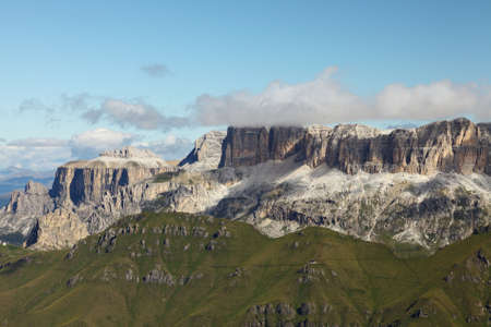 Mountain landscape in the dolomitesの写真素材