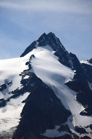 Grossglockner, highest peak in Austriaの写真素材