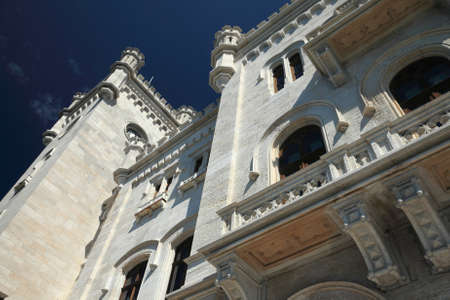 Detail of the castle of miramarのeditorial素材
