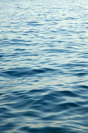 Rippling blue water surfaceの写真素材