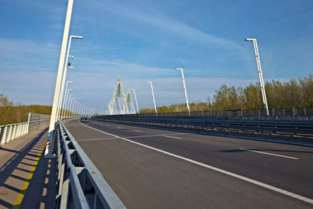 Huge highway bridgeの写真素材