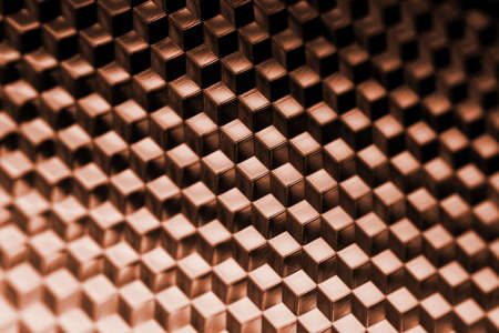 Abstract background pattern with cube shapesの写真素材