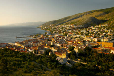 Seaside landscape in Croatiaの写真素材