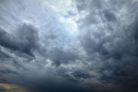 Clouds of overcast skyの写真素材