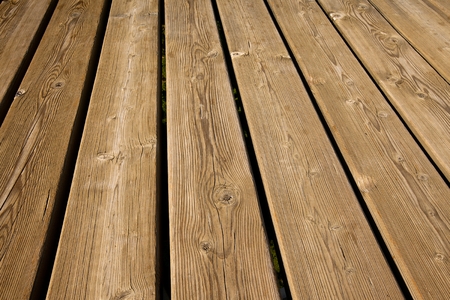 Wooden deck background lumber patternの写真素材