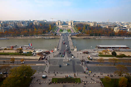 View of Paris from the Eiffel Towerのeditorial素材
