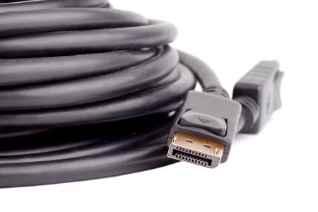 Display cable gold plated connector
