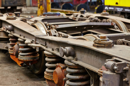 Undercarriage of a railway wagon