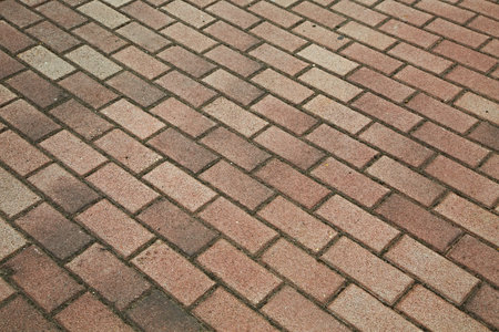 Pavement made of old stones