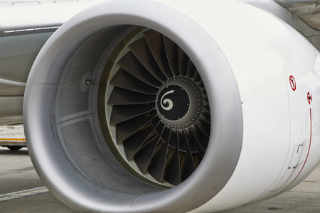 Jet engine of a new aircraft