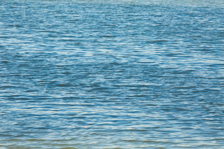 Open water surface of the sea