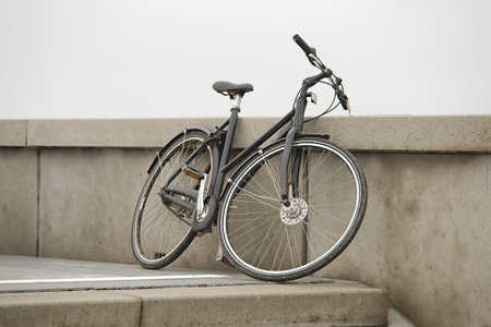 Bicycle on a dull day
