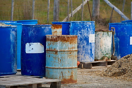 Old Rusty Barrels